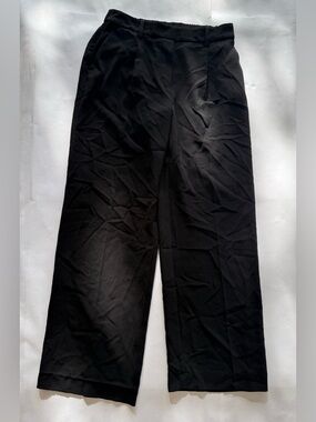 New! Vince Women’s Designer Black Wide-Leg Dress Pants — Size 6R